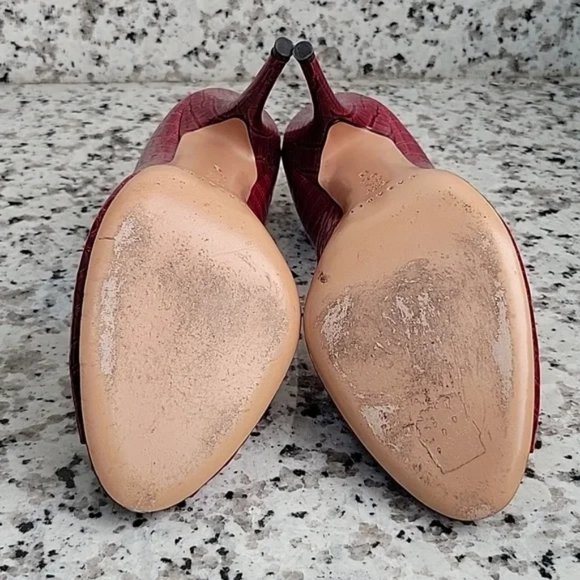 Casadei peeptoe pumps US sz 9.5 - Picture 13 of 15